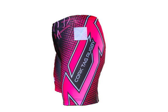 Storm tag rugby tights side profile.